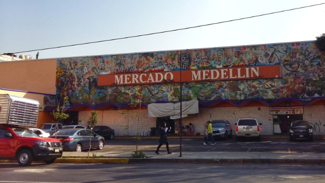 The Mercado Medellin in Mexico City