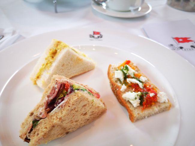 Finger Sandwiches for Afternoon Tea at the Titanic Museum