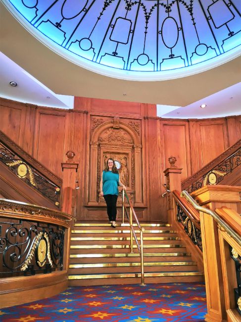 I Had to Get A Photo on the Grand Staircase